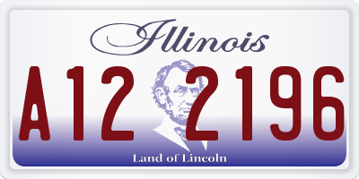 IL license plate A122196