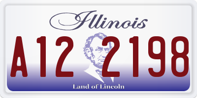 IL license plate A122198