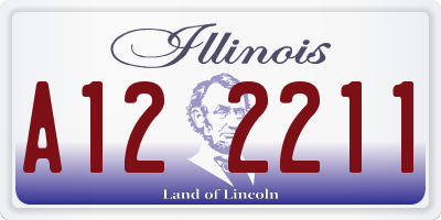 IL license plate A122211