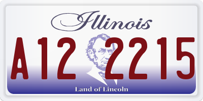 IL license plate A122215