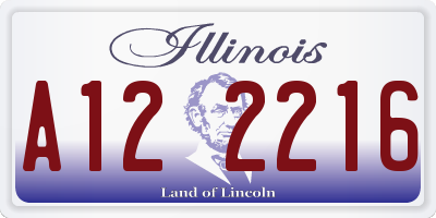 IL license plate A122216