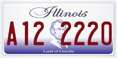 IL license plate A122220