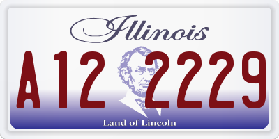 IL license plate A122229