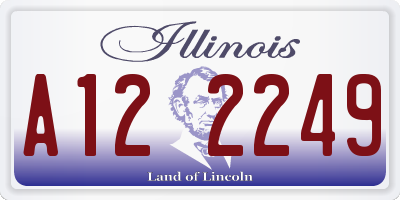 IL license plate A122249