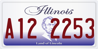 IL license plate A122253