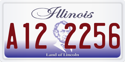 IL license plate A122256