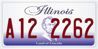IL license plate A122262