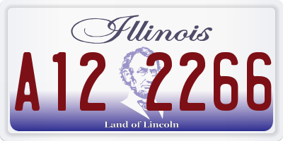 IL license plate A122266