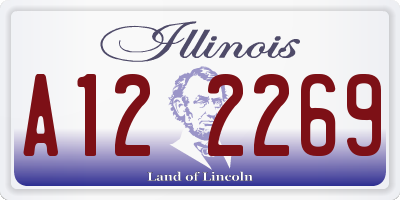 IL license plate A122269