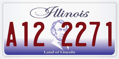 IL license plate A122271