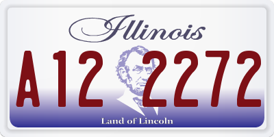 IL license plate A122272