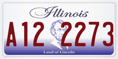 IL license plate A122273