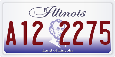 IL license plate A122275