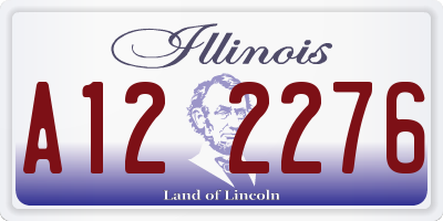 IL license plate A122276