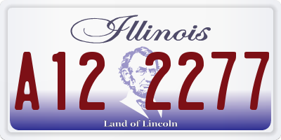 IL license plate A122277