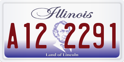 IL license plate A122291