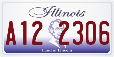 IL license plate A122306