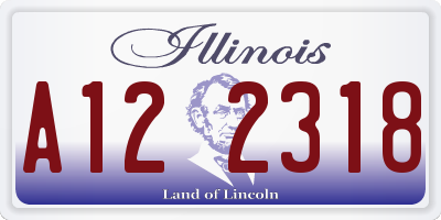 IL license plate A122318