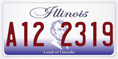 IL license plate A122319