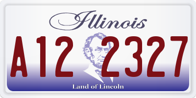 IL license plate A122327