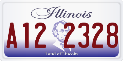 IL license plate A122328