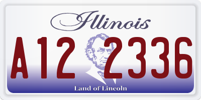 IL license plate A122336