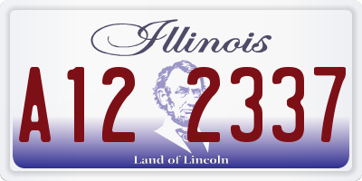 IL license plate A122337