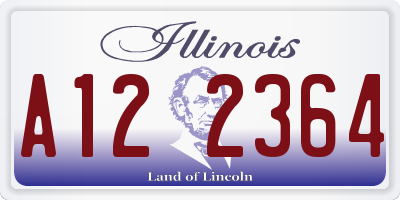 IL license plate A122364