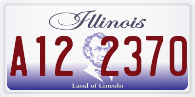 IL license plate A122370