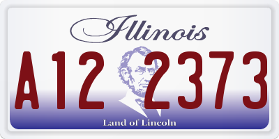 IL license plate A122373