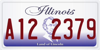 IL license plate A122379