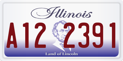 IL license plate A122391