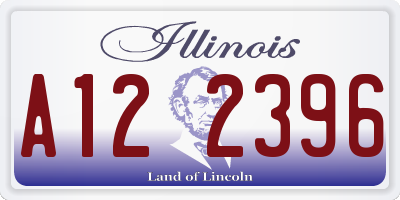 IL license plate A122396