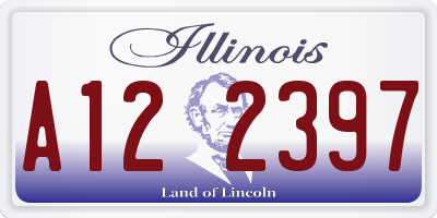 IL license plate A122397