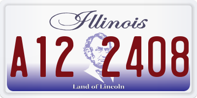 IL license plate A122408