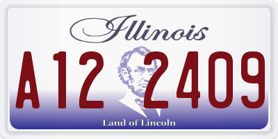 IL license plate A122409