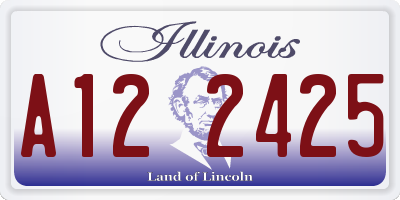 IL license plate A122425