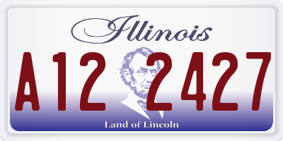 IL license plate A122427