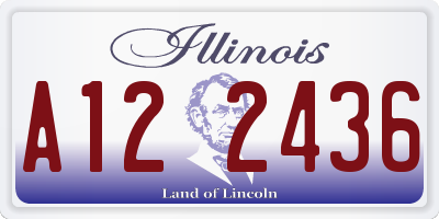 IL license plate A122436