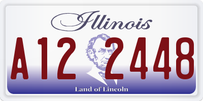 IL license plate A122448