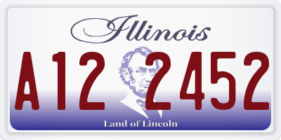 IL license plate A122452