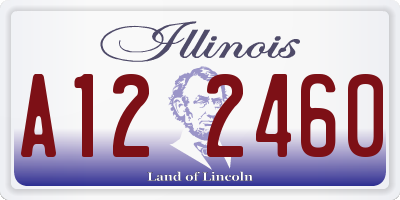IL license plate A122460