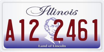 IL license plate A122461