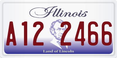 IL license plate A122466