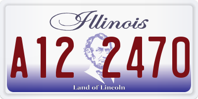 IL license plate A122470