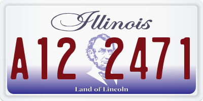 IL license plate A122471