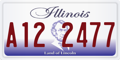 IL license plate A122477