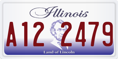 IL license plate A122479