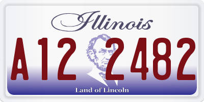 IL license plate A122482
