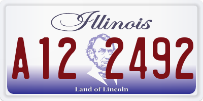 IL license plate A122492